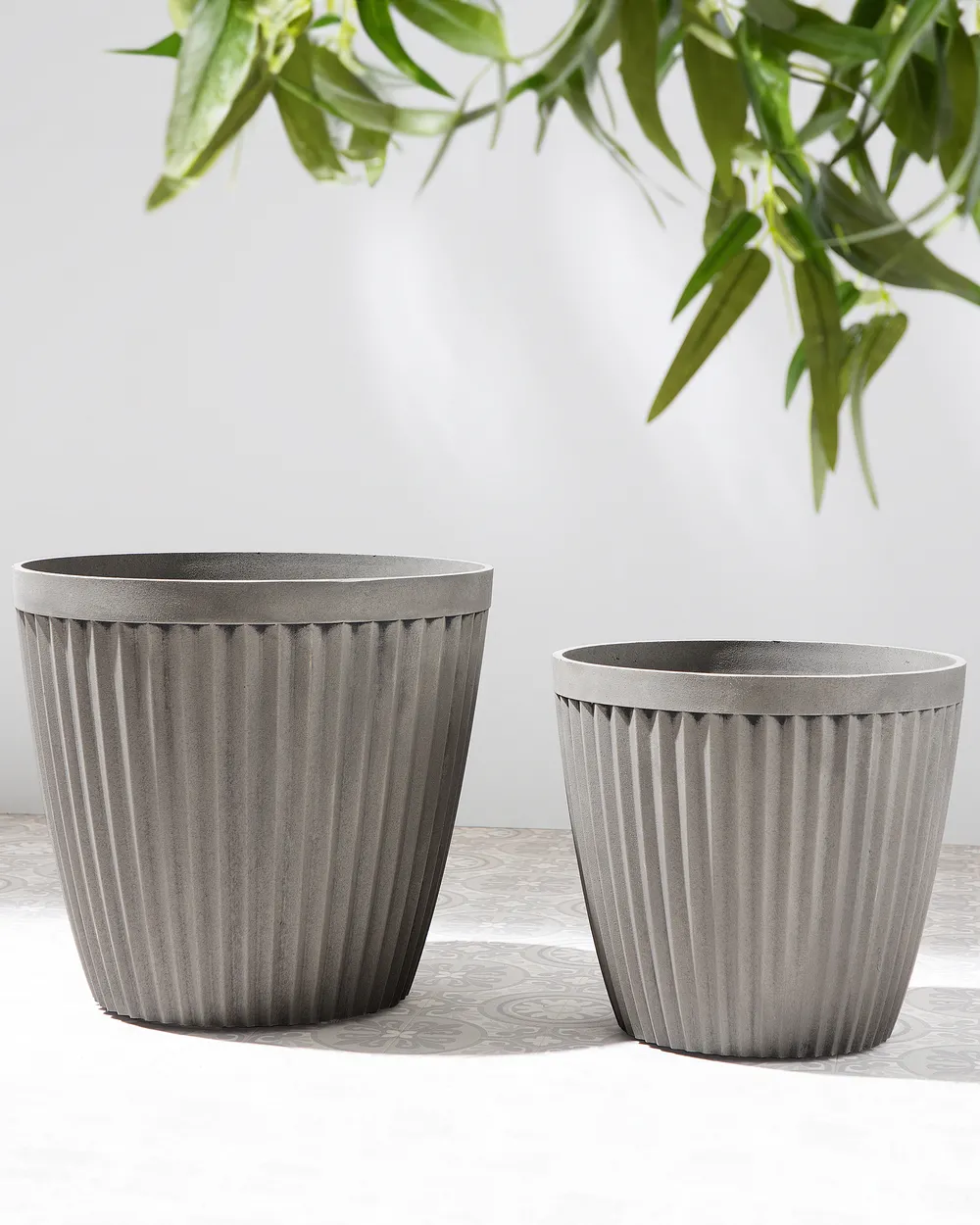 Plant Pot POKA 44 cm Taupe