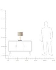 Bordslampa BELESSA Linne Ljusbeige_1016954