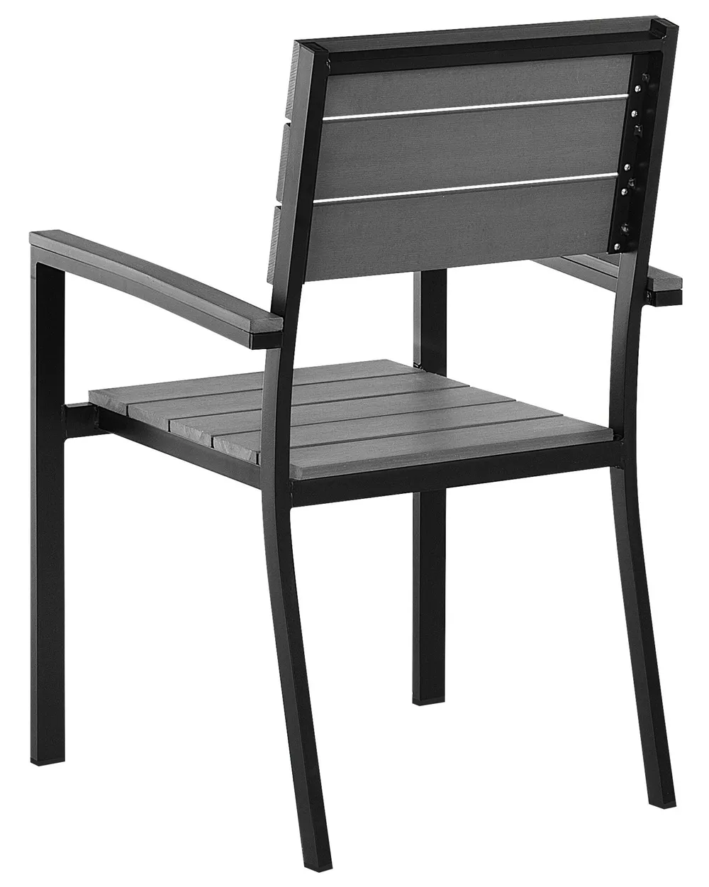 Set of 6 Garden Chairs COMO Grey_741481
