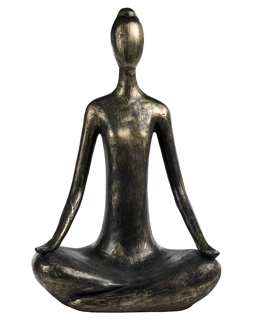 Garden Statue YOGHINA Woman Black/ Gold_1150420