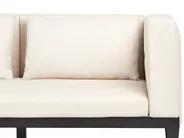 Garden Corner Sofa with Table 3 Seater BRACCIANO Certified Acacia Wood Light Beige Right Hand_955432