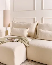 Modular U-Shape Sofa NERBO Boucle Off-White_1033983