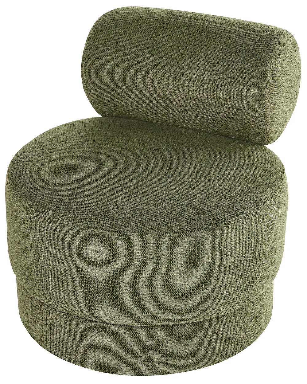 Swivel Armchair KARVIA  Fabric Green_1169210