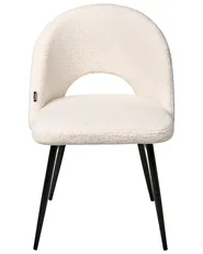 Set of 2 Dining Chairs ONAGA Boucle White_877459
