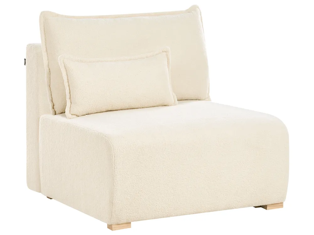 Modular Corner Sofa NERBO Boucle Off-White Left Hand_1033954