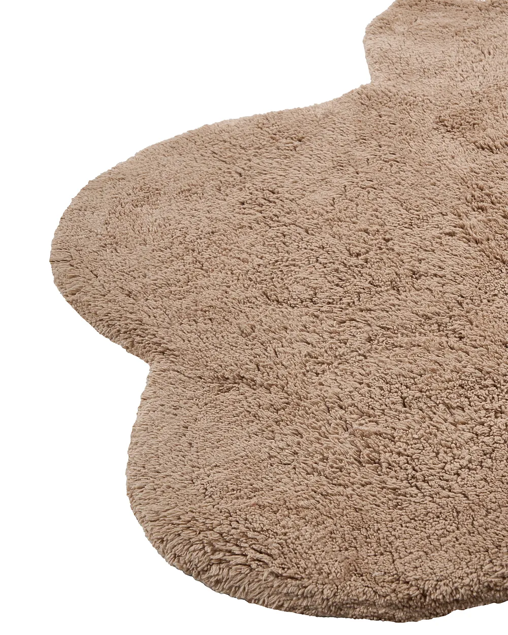 Kids Rug HODKA  Light Brown 80 x 120 cm Cotton with Cushion_1154980