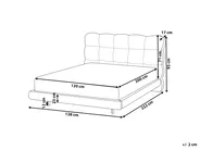 Bed Boucle SOULISSE 120 x 200 cm (EU Small Double) Off-White_1129917