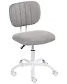 Desk Chair BUBBLY Fabric Light Grey
