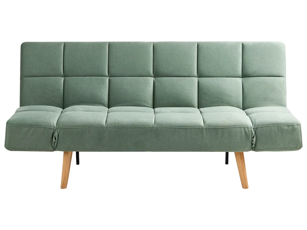 Sofa Bed 2 Seater INGARO Fabric Light Green