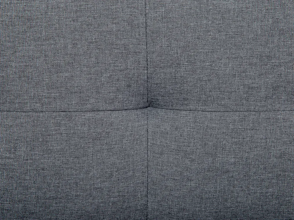 Sofa Bed 3 Seater ALSTEN Fabric Dark Grey_799245