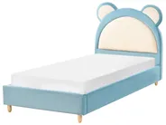 Lastensänky Nalle Sametti MAILLES 90 x 200 cm Sininen_984275