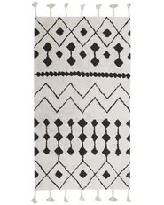 Rug KHEMISSET Off-White 80 x 150 cm Cotton_830844