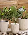 Kukkaruukku CHIOS 31 cm Beige