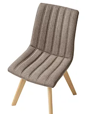 Set med 2 matstolar CALGARY Brun_958219