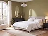 Bed Velvet BRIN 180 x 200 cm (EU Super King) Beige