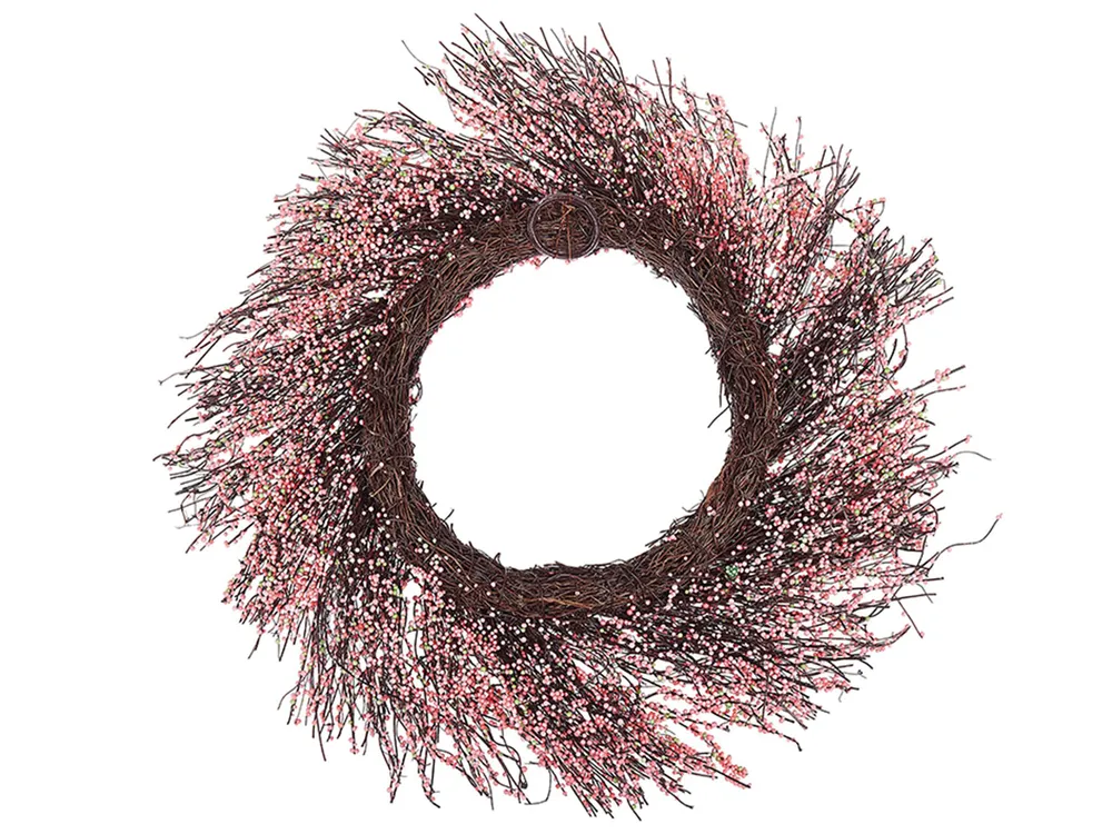 Decorative Wreath GALLETAS 50 cm Pink_798284