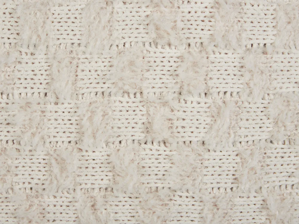 Set med 2 prydnadskuddar BASALIM 45 x 45 cm Beige Monokromt_902355