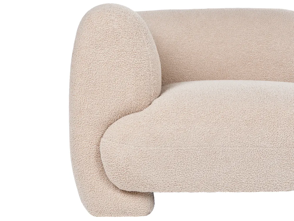 Modular Sofa 2 Seater MJALBI Boucle Beige_1075269