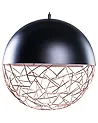 Pendellampa PADMA Metall Svart
