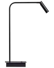 LED-skrivbordslampa LAWSON Justerbar Metall Svart_919208