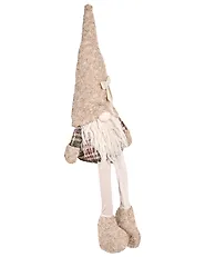 Joulukoristesetti 2 kpl ILOMANTSI 35/38 cm Tonttu Beige_1174059