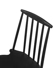 Set of 2 Dining Chairs VENTNOR Black_707146