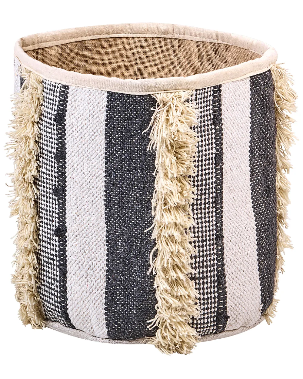 Set of 2 Baskets KOTKAI Cotton Grey_846367