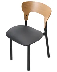 Ruokatuolisetti 2 kpl WALDEN Musta_1077816