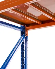Garage Shelving FIUGGI 200 cm 200 cm Metal Orange_1011241