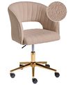 Desk Chair KATONAH Boucle Beige