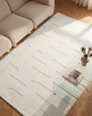 Rug GINGERA Off-White 160 x 230 cm_1114835