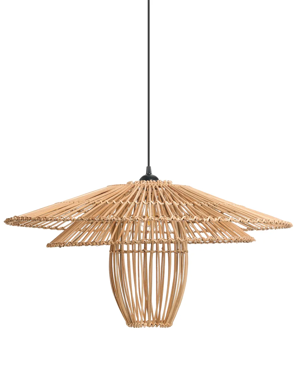 Pendant Lamp BOTIJAS Rattan Natural