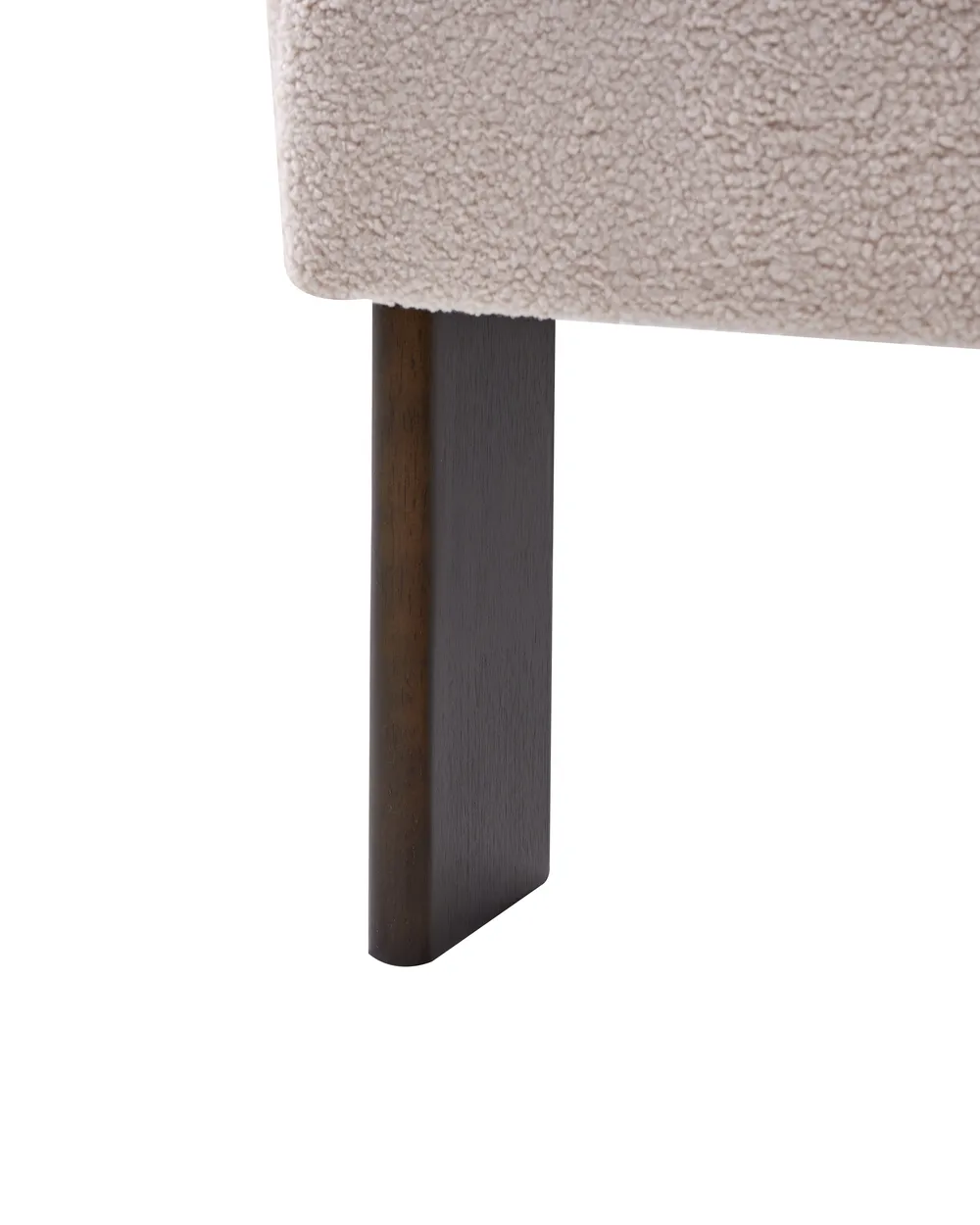 Fåtölj ILBRO Bouclé Mörkbrun/ Beige_1061242