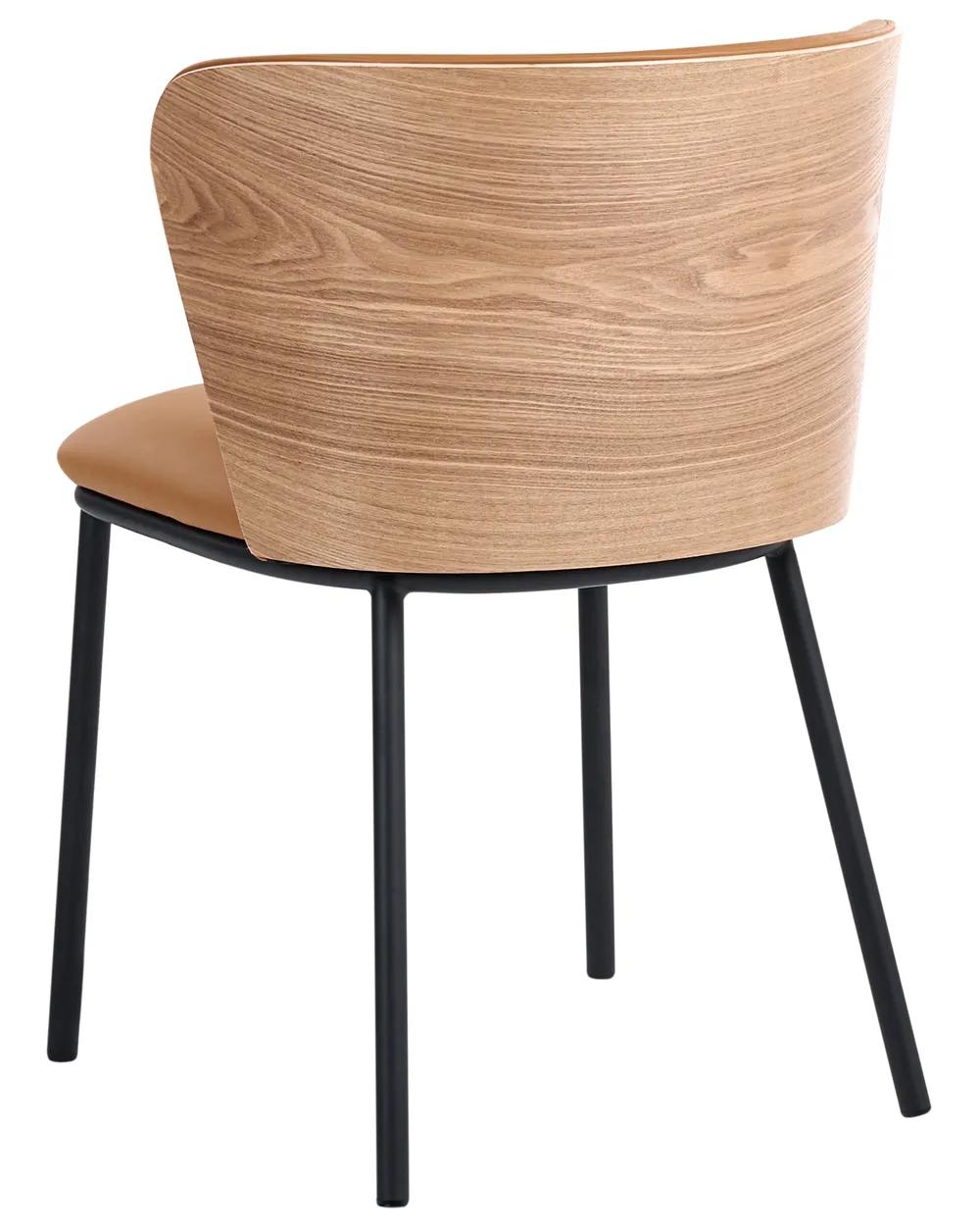 Ruokatuolisetti 2 kpl HOSKIN Keinonahka Ruskea_1058377