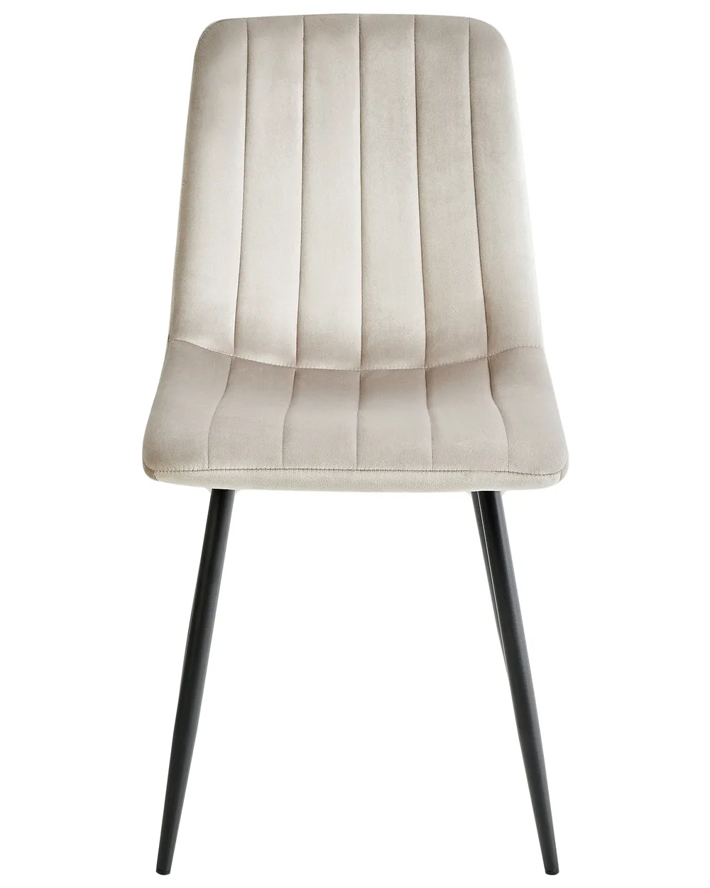 Ruokatuolisetti 4 kpl KALISPELL Sametti Beige_1066919