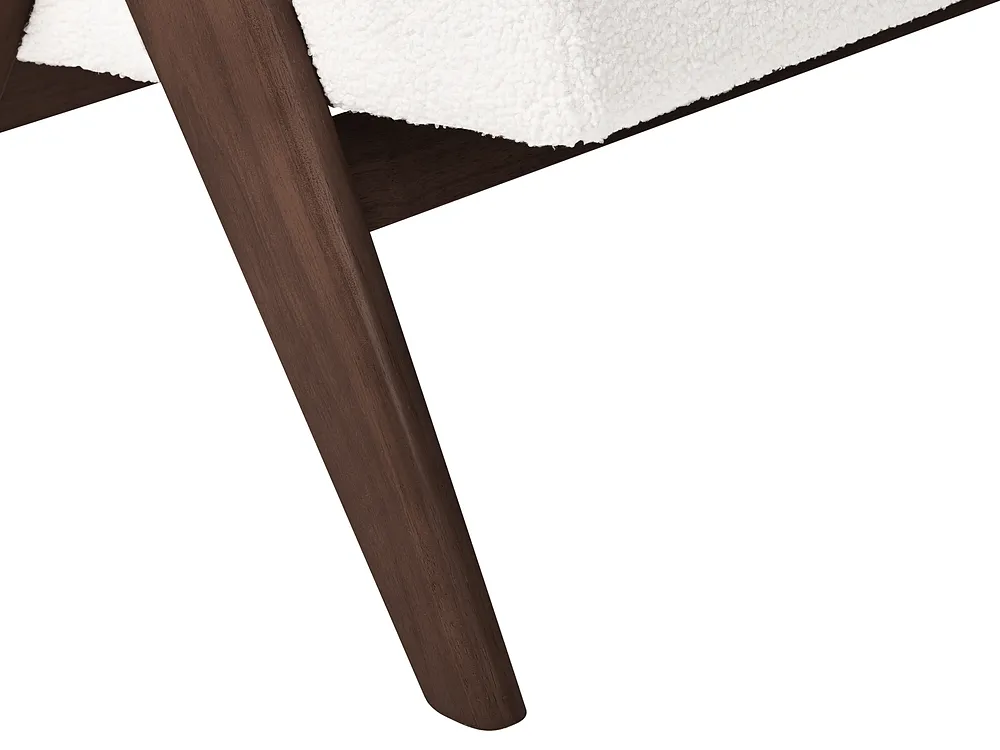 Soffa 2-sits TAMRE Bouclé Off-White/ Mörkbrun_985264