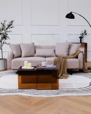 Sofa 3 Seater SVANEK Fabric Off-White_1062686