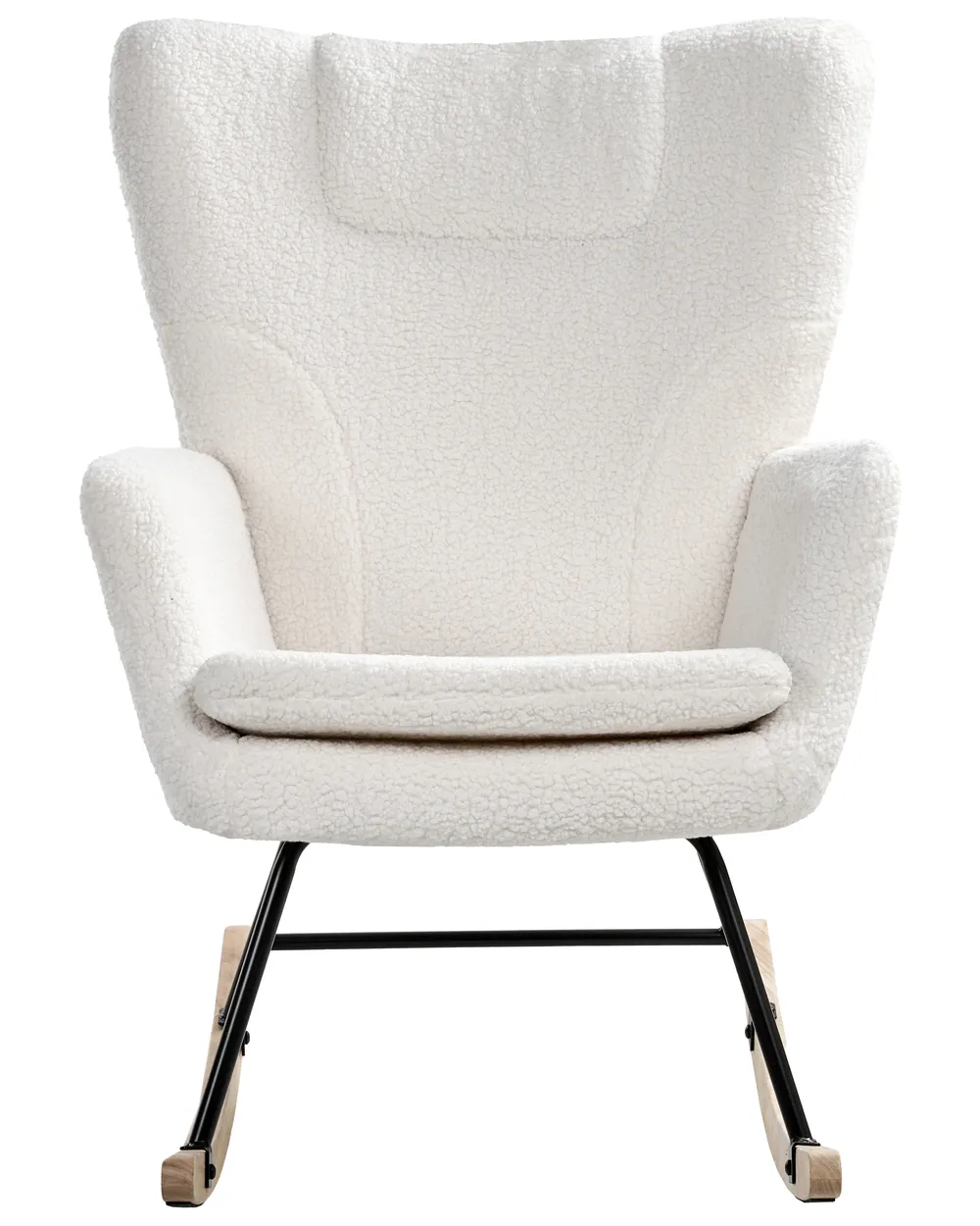 Rocking Chair SANDVE Boucle White_1033072
