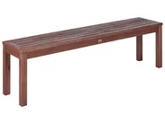 Garden Bench TUSCANIA 160 cm Eucalyptus Wood Dark Brown_812765