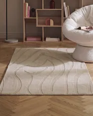 Matta SELVORI Beige 160 x 160 cm_1124452