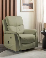 Elektrisk reclinerfåtölj GLORIE med massagefunktion Grön_924101
