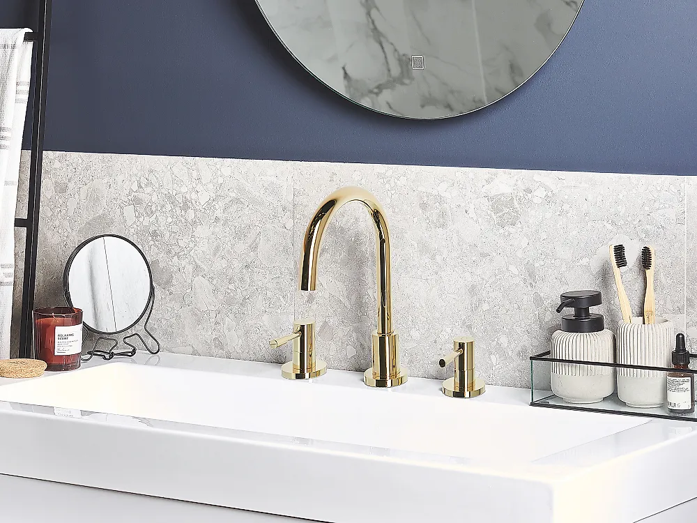 Basin Mixer Tap SIPI Brass Gold_1177927
