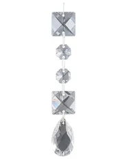 Set of 35 Baubles BLING Glass Gold_1028334