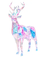 Outdoor Decoration Smart LED with App POLARIS 90 cm Reindeer Multicolour_887161