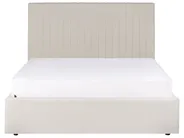 Ottoman Bed VION Fabric Light Beige 140 x 200 cm (EU Double)_901827