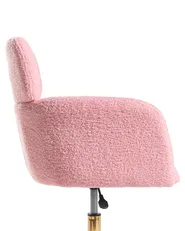 Skrivbordsstol ALENA Bouclé Rosa_1101400