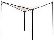 Gazebo AVENTINE 300 cm x 300 cm Metal Beige_866390