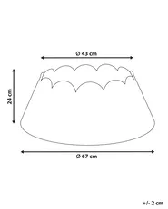 Kuusenjalan suojus GIVRE 67 cm Meriheinä Luonnonväri_1011337