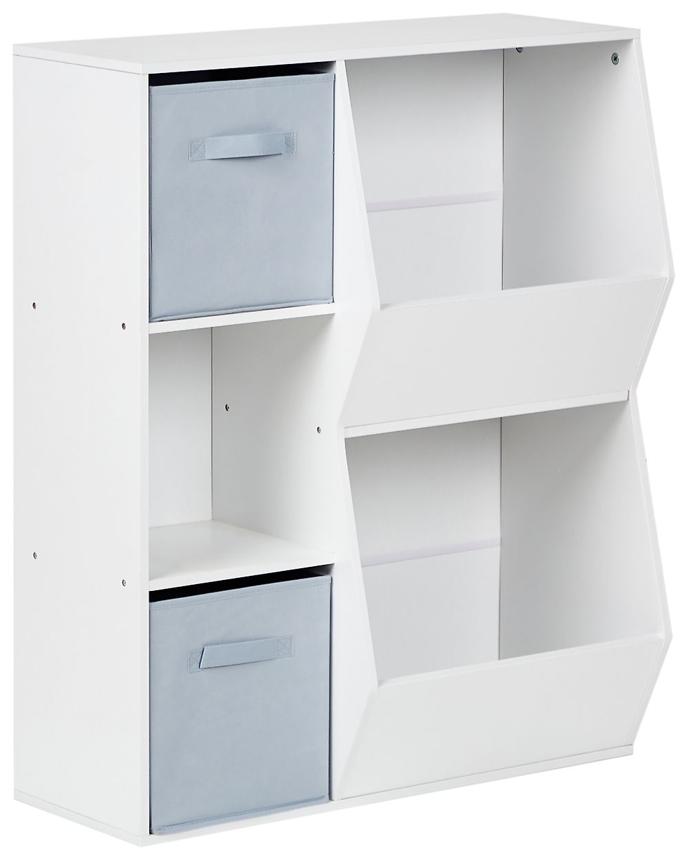 Hyllsystem med 3 hyllplan DARLOT 93 cm Vit