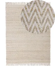 Rug AFRIN Beige 140 x 200 cm Jute_807458